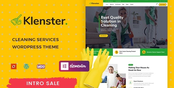 Klenster – Cleaning Services WP Theme