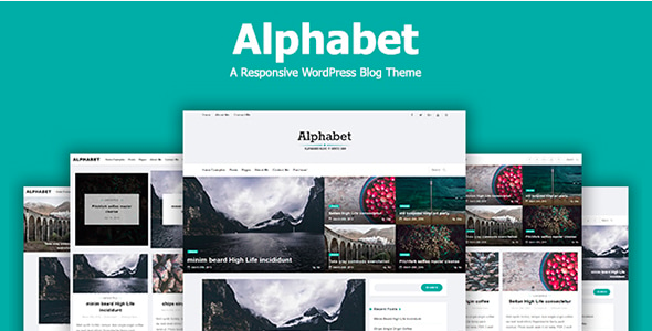 Alphabet – Responsive WordPress Blog Theme