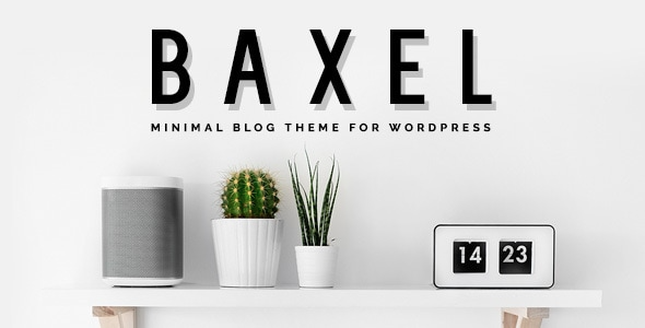 Baxel – Minimal Blog Theme for WordPress