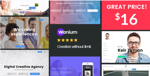 Wanium – Multi-Purpose WordPress Theme