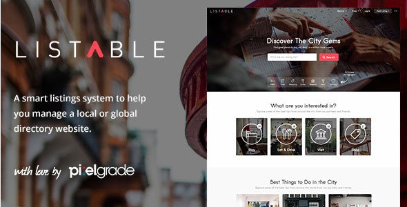 Listable – Directory Listing WordPress Theme