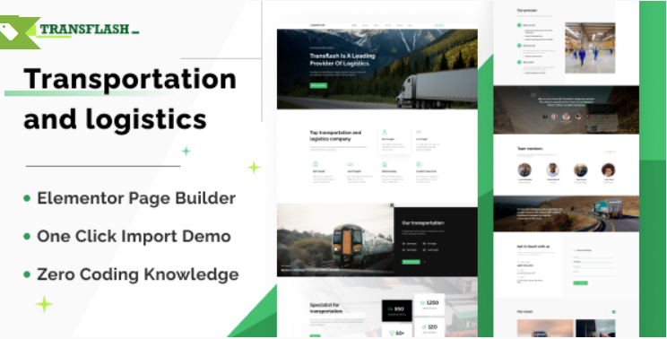 Transflash – Transportation WordPress Theme