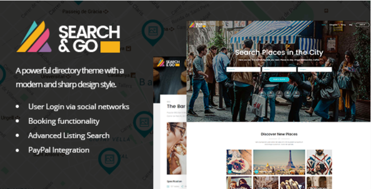 Search & Go – Directory WordPress Theme