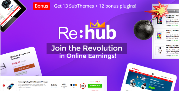 REHub – Multi Vendor Marketplace WordPress Theme