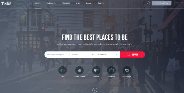 Prolisting – Directory Listing WordPress Theme