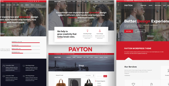 Payton – Creative WordPress Multipurpose Theme