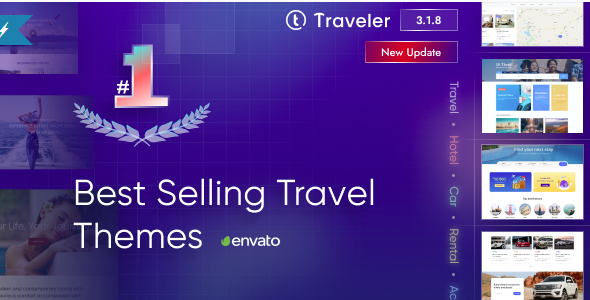 Traveler – Travel Booking WordPress Theme