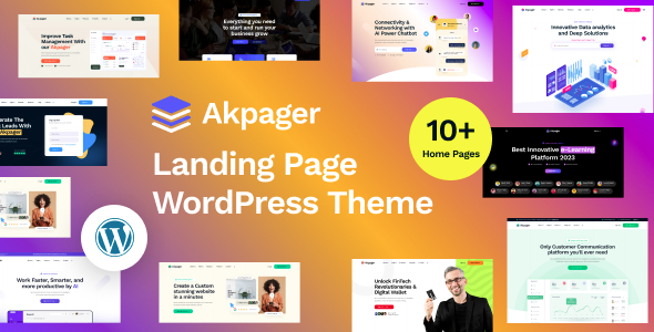 Akpager – Landing Page Elementor WP Theme