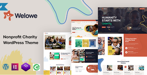 Welowe – Nonprofit Charity WordPress Theme